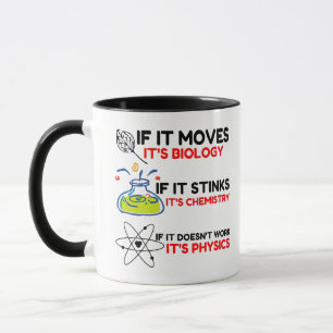 Wissenschaft BIOLOGIE CHEMIE PHYSIK Tasse