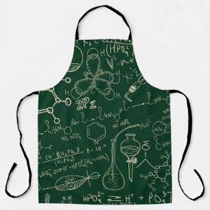 Wissenschaft, Chemie, vintage Labor Muster Schürze