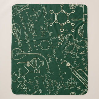 Wissenschaft, Chemie, Vintage Labormuster Sherpadecke