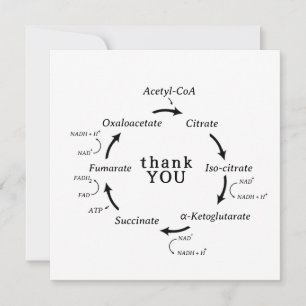 Wissenschaft danke Ihnen Lehrer Krebs Zyklusbiolog