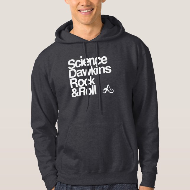Wissenschaft dawkins Rock u. Rolle Hoodie (Vorderseite)