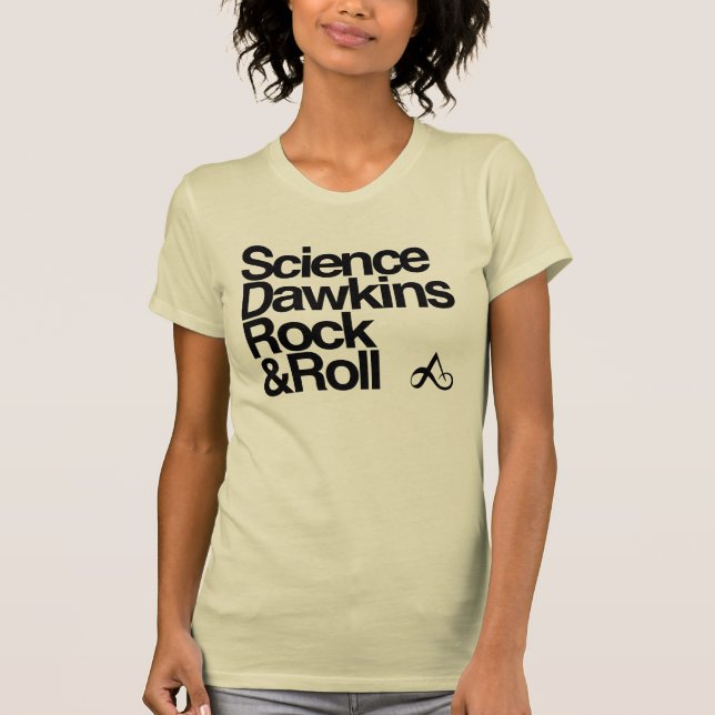 Wissenschaft dawkins Rock u. Rolle T-Shirt (Vorderseite)
