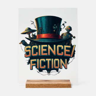 Wissenschaft/Fiktion Plaque Acrylschild