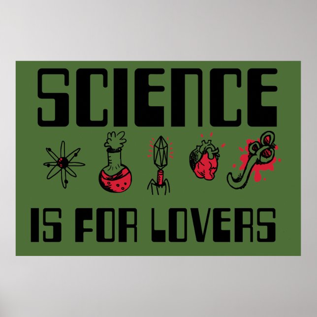Wissenschaft für Liebespaster Poster (Vorne)