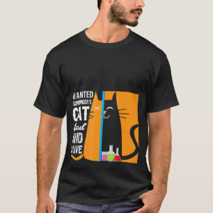Wissenschaft Gesucht Schrodingers Katze Tot Und L T-Shirt