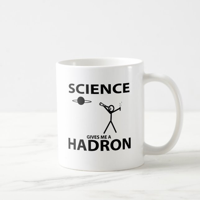 Wissenschaft gibt mir einen tasse (Rechts)