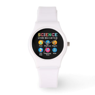 Wissenschaft hält dich neugierig armbanduhr