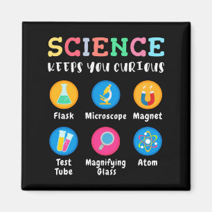 Wissenschaft hält dich neugierig magnet