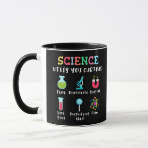 Wissenschaft hält dich neugierig tasse