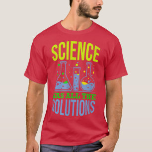 Wissenschaft hat alle Lösungen - Funny Chemistry S T-Shirt