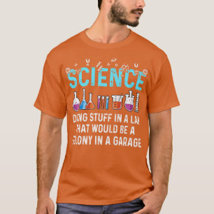 Wissenschaft in einem Labrador macht Spaß an der W T-Shirt