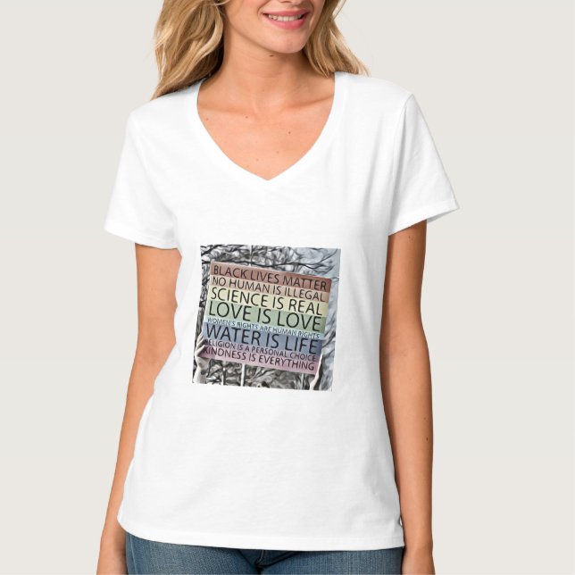 Wissenschaft in wirklichem/Jefferson-Frauen T-Shrt T-Shirt (Vorderseite)