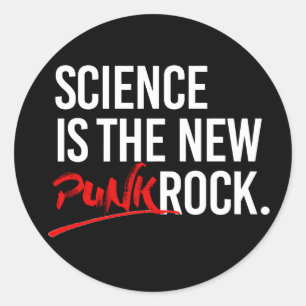 Wissenschaft ist der neue Punk-Rock Runder Aufkleber