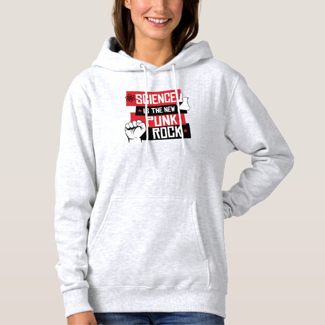 WISSENSCHAFT IST DER NEUE PUNKTSTEIN HOODIE (Vorderseite)