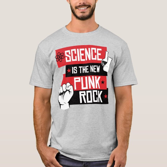 WISSENSCHAFT IST DER NEUE PUNKTSTEIN T-Shirt (Vorderseite)