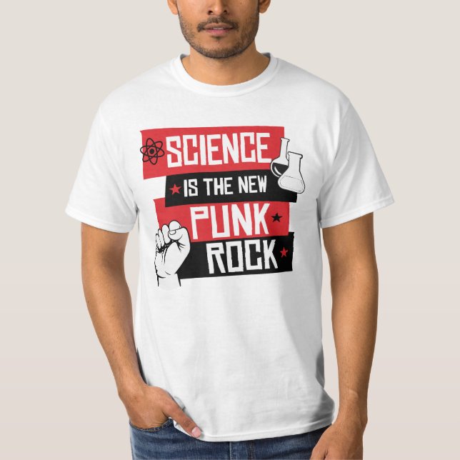 WISSENSCHAFT IST DER NEUE PUNKTSTEIN T-Shirt (Vorderseite)