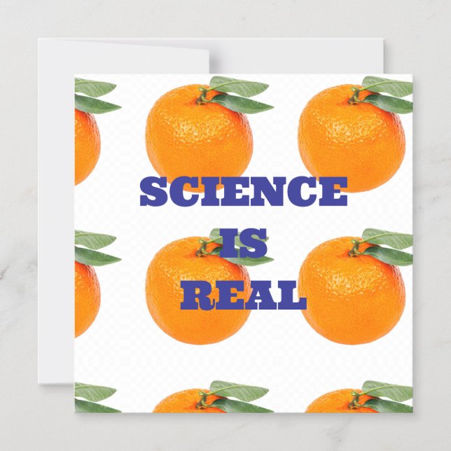 WISSENSCHAFT IST ECHTES MAGNETWESEN MAGNETEINLADUNG (Vorderseite)