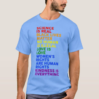 Wissenschaft ist ein echter schwarzer Lebenslauf M T-Shirt