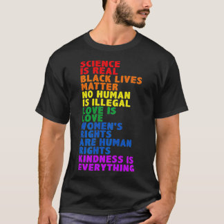 Wissenschaft ist ein echter schwarzer Lebenslauf M T-Shirt