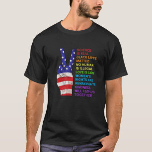 Wissenschaft ist ein echtes Schwarzes Leben Materi T-Shirt