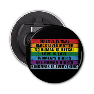 Wissenschaft ist eine echte schwarze Lebensfrage Flaschenöffner