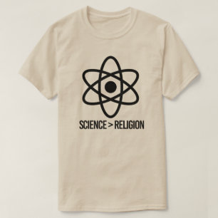 Wissenschaft ist größer als Religion T-Shirt