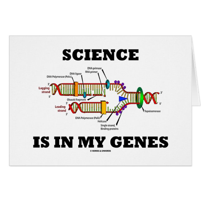Wissenschaft ist in meinen Genen (Vorderseite (Horizontal))