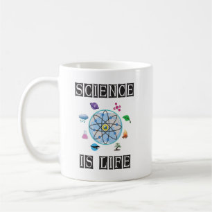 Wissenschaft ist Leben Kaffeetasse