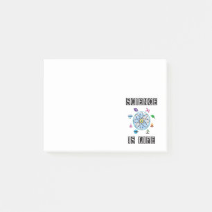 Wissenschaft ist Leben Post-it Klebezettel