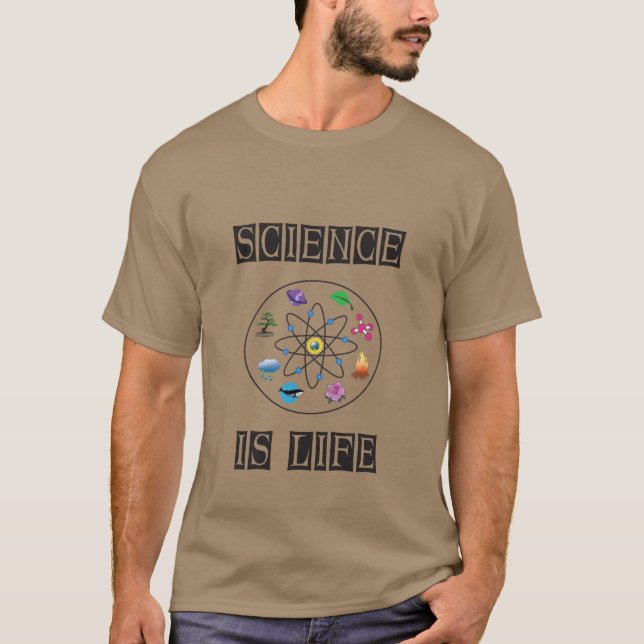 Wissenschaft ist Leben T-Shirt (Vorderseite)