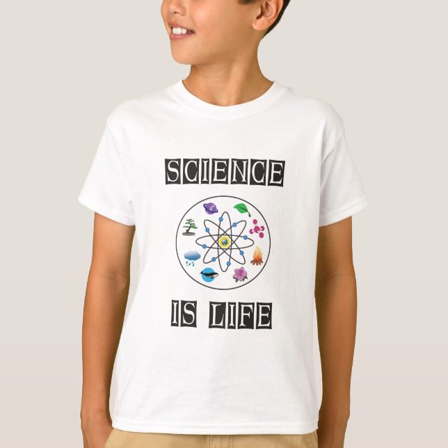 Wissenschaft ist Leben T-Shirt (Vorderseite)