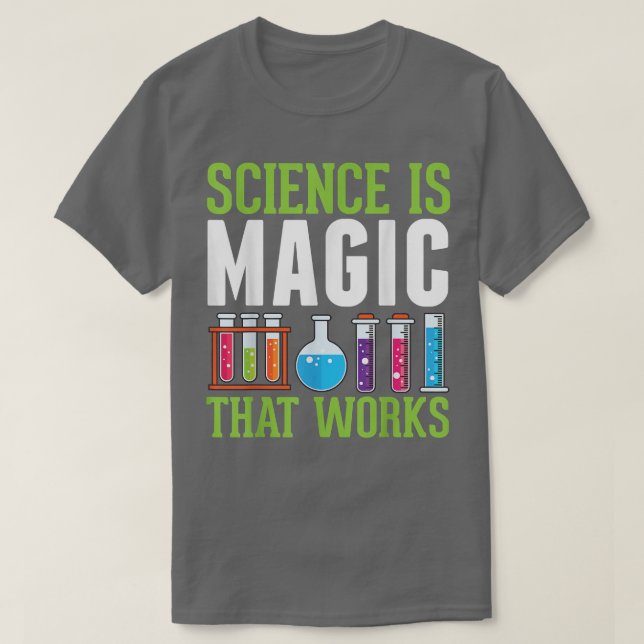 Wissenschaft ist Magie, die Little Scientist witzi T-Shirt (Design vorne)