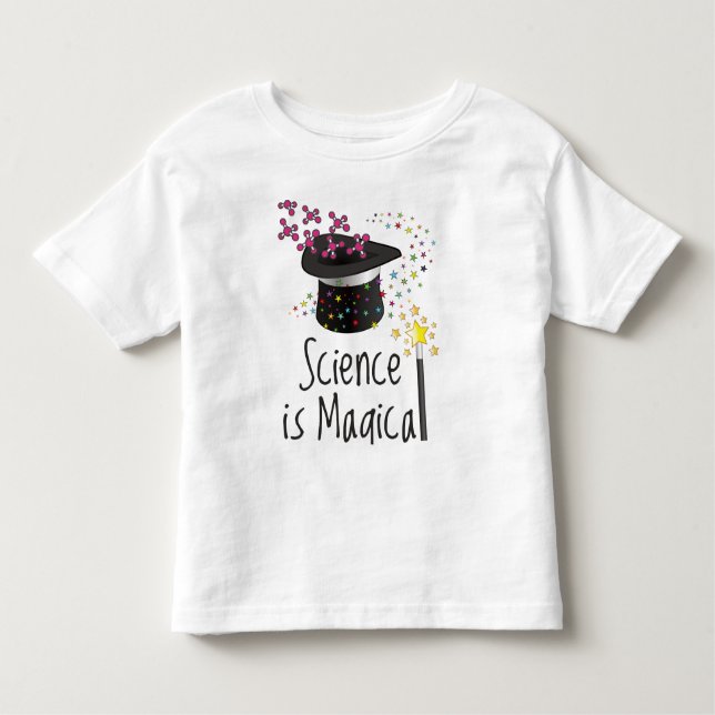 Wissenschaft ist magisch kleinkind t-shirt (Vorderseite)