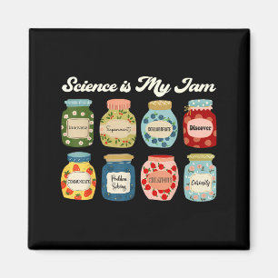 Wissenschaft ist mein Jam-Lehrer-Shirt Stem-Schüle Magnet