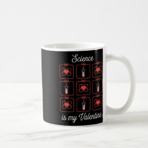 Wissenschaft ist mein Valentinstag Chemie Atom Rea Kaffeetasse