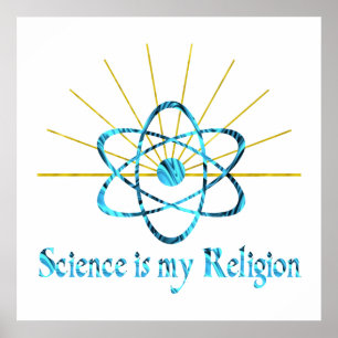 Wissenschaft ist meine Religion Poster