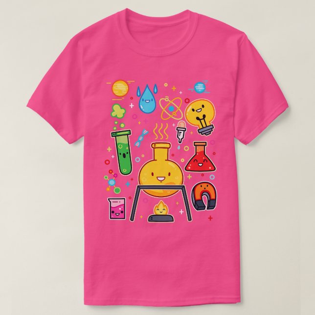 Wissenschaft ist Phantastische Niedliche Chemieele T-Shirt (Design vorne)