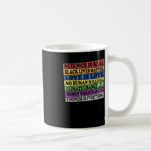 Wissenschaft ist real - Schwarzes Leben - Liebe is Kaffeetasse