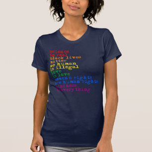 Wissenschaft ist real und Liebe ist Liebe T-Shirt