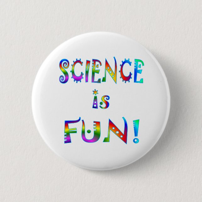 Wissenschaft ist Spaß Button (Vorderseite)