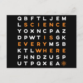 Wissenschaft ist überall Postkarte