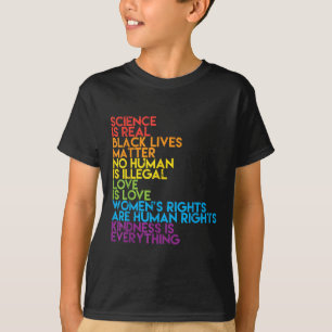 Wissenschaft ist wahre schwarze Lebensform Rainbow T-Shirt