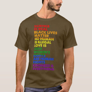 Wissenschaft ist wahrer schwarzer Lebenslauf Matte T-Shirt
