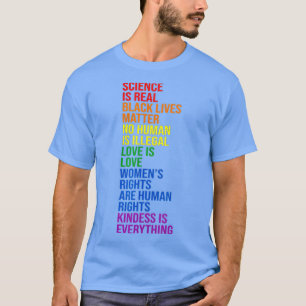 Wissenschaft ist wahrer schwarzer Lebenslauf Matte T-Shirt