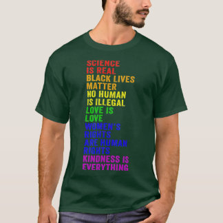 Wissenschaft ist wahrer schwarzer Lebenslauf Matte T-Shirt