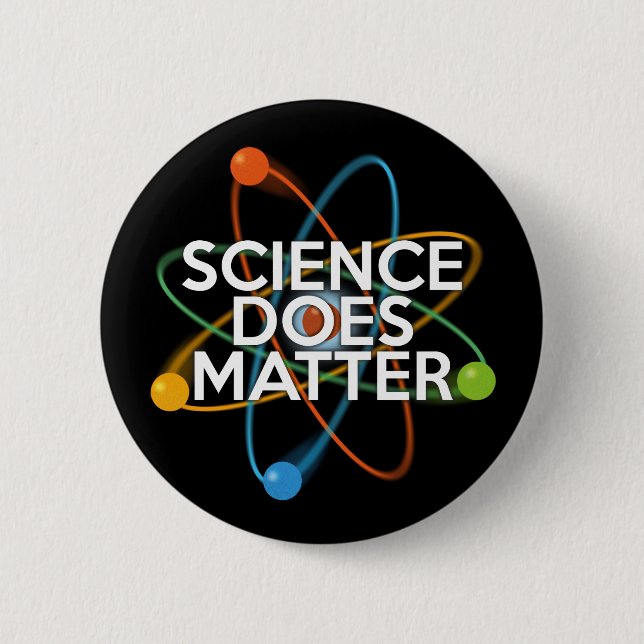 WISSENSCHAFT IST WICHTIG BUTTON (Vorderseite)