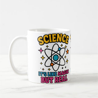 Wissenschaft ist wie Magie, aber echt Illustration Kaffeetasse