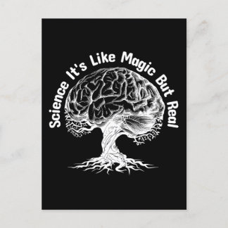Wissenschaft ist wie Magie, aber echt Postkarte