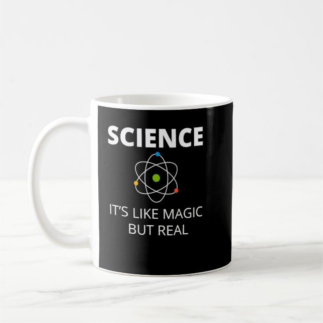Wissenschaft ist wie Magie, aber echte griechische Kaffeetasse (Links)