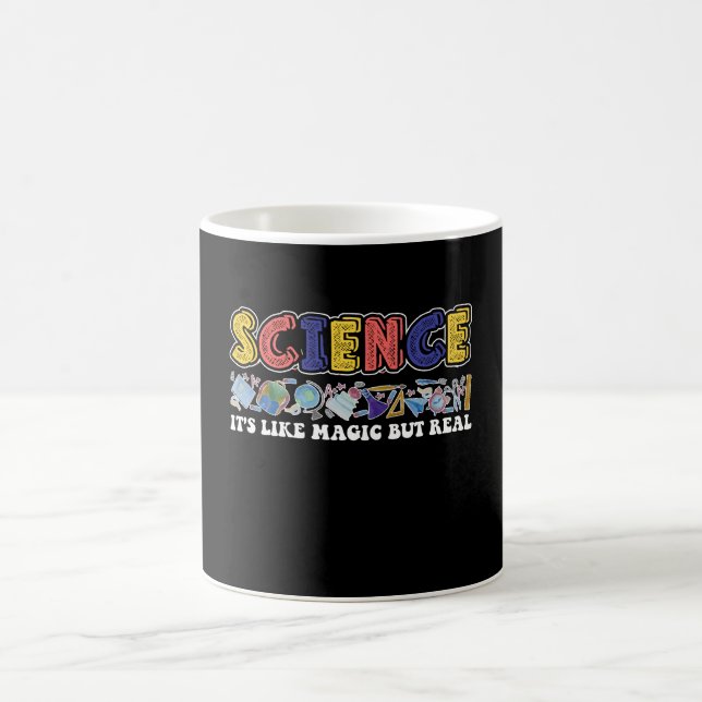 Wissenschaft ist wie Magie, aber wahre Wissenschaf Kaffeetasse (Mittel)